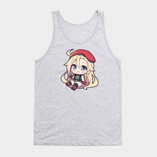 Cute Kawaii Cammy White Tank Top